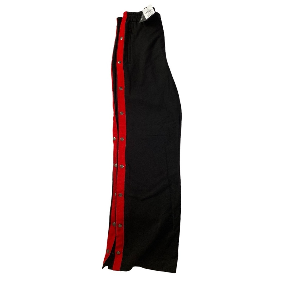 Lea & Viola pants. Size L. Black w/red strip accent on the side of the leg. NWT